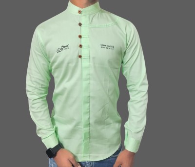 Zain Boys Solid Casual Light Green Shirt