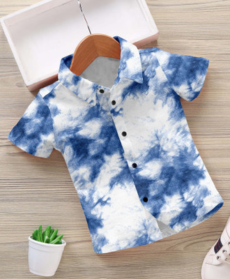 hanumant impex Boys Dyed/Ombre Casual Multicolor Shirt