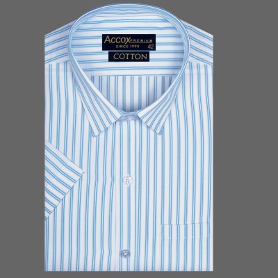 ACCOX Men Striped, Checkered Formal Multicolor Shirt