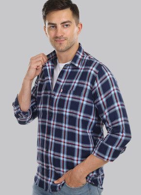 VK WINTER WEAR Men Checkered Casual Multicolor Shirt