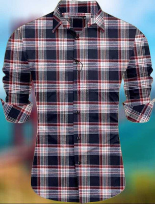 Manjubaa Enterprise Men Checkered Formal Multicolor Shirt