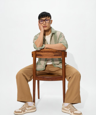 The Souled Store Men Striped Casual Multicolor Shirt