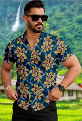 cotonkurtis Men Printed Casual Multicolor Shirt