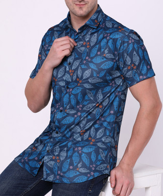 VeBNoR Men Regular Fit Printed Spread Collar Casual Shirt For Rs. 199 @ 80 %