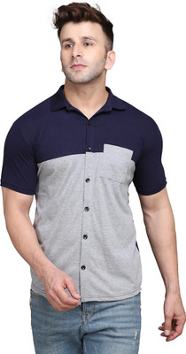 HouseOfCommon Men Solid Casual Multicolor Shirt