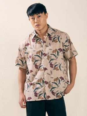 Mark & Albert Men Floral Print Casual Multicolor Shirt