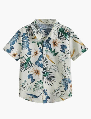 VISCERA Boys Printed Casual Multicolor Shirt