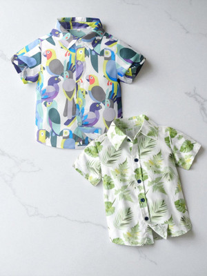 KIDOOZA Boys Printed Casual Multicolor Shirt