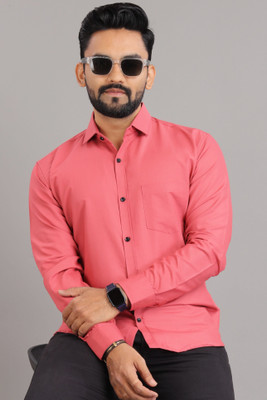 SPOQUE Men Solid Casual Dark Blue Shirt