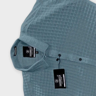 SHIVAY TREND Men Self Design Casual Blue Shirt