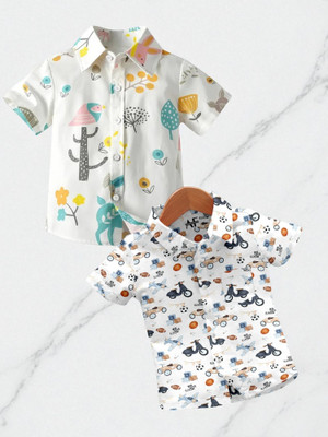Sparrow ENTERPRISE Boys Printed Casual Multicolor Shirt