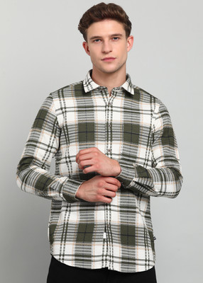 INTEGRITI Men Checkered Casual Multicolor Shirt