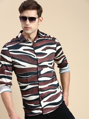 Showoff Men Printed Casual Multicolor Shirt