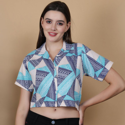 PRIMEFIELD Women Printed Casual Multicolor Shirt