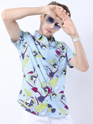 HIGHLANDER Men Printed Casual Multicolor Shirt