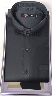 Daya Fashion Hub Men Solid Formal Black Shirt