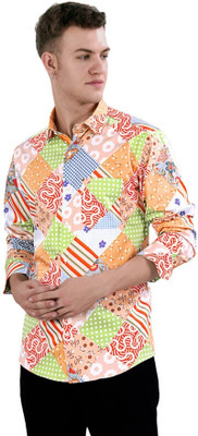 french crown Men Printed Casual Multicolor Shirt