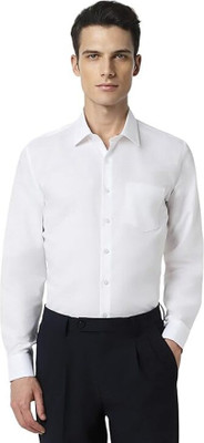 Rajkuwer Men Solid Casual White Shirt