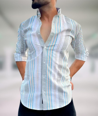 Vastram Fashion Men Printed Formal Multicolor Shirt