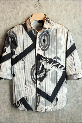 MOXTE Men Striped Casual Multicolor Shirt