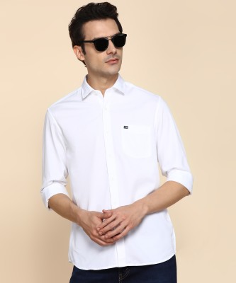 Arrow Sport Men Solid Casual White Shirt