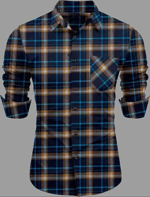 New4u creation Men Checkered Formal Multicolor Shirt