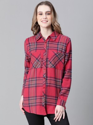 OXOLLOXO Women Checkered Casual Multicolor Shirt