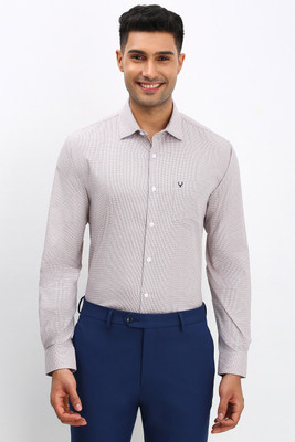 Allen Solly Men Printed Formal Grey Shirt