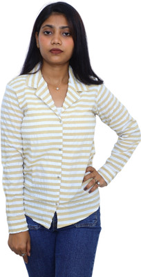 RETRORISE Women Solid Casual White Shirt