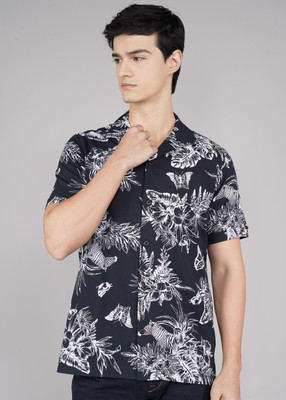KILLER Men Printed Casual Black Shirt