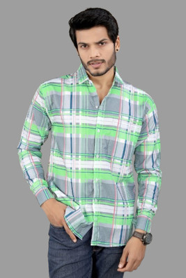 METRONAUT Men Checkered Casual Multicolor Shirt