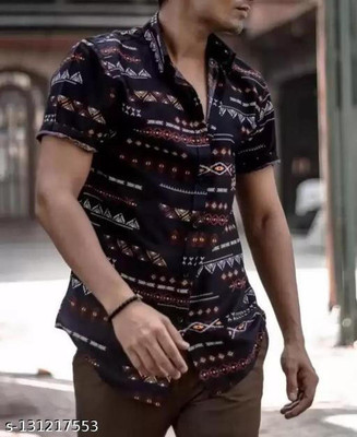 certizo Men Printed Casual Multicolor Shirt