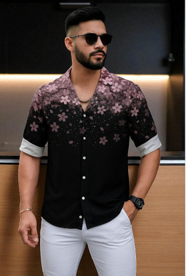 SHFASHION Men Printed Casual Multicolor Shirt