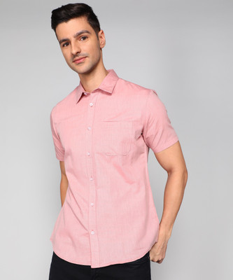 METRONAUT by Flipkart Men Solid Casual Red Shirt