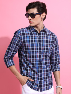 HIGHLANDER Men Checkered Casual Multicolor Shirt