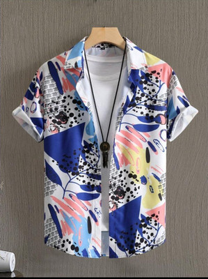 HouseOfCommon Men Printed Casual Multicolor Shirt
