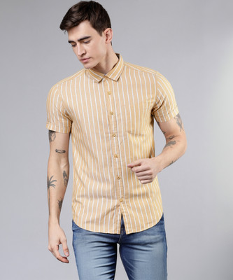 HIGHLANDER Men Striped Casual Multicolor Shirt