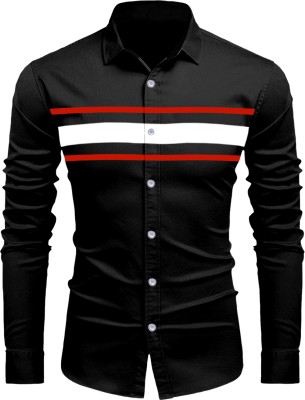 ROYAL SCOUT Men Striped Casual Multicolor Shirt