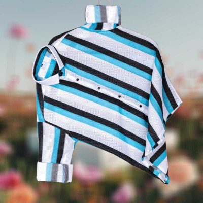 Jamnabaa Fashion Men Striped Casual Multicolor Shirt
