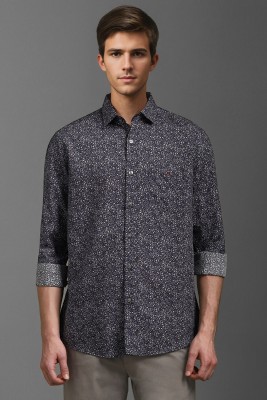 LOUIS PHILIPPE Men Printed Casual Black Shirt