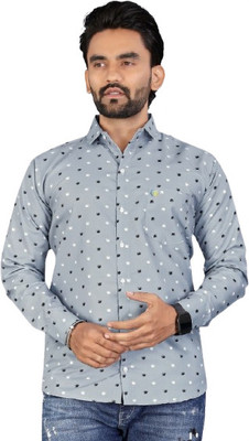 Style Nest Men Checkered Formal Grey Shirt