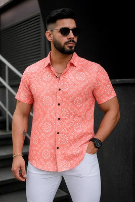 SH FSN Men Printed Casual Multicolor Shirt