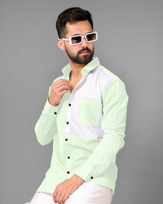 METRONAUT Men Color Block Casual Multicolor Shirt