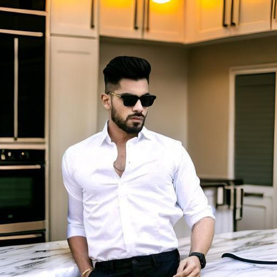 Zimli Men Solid Casual White Shirt