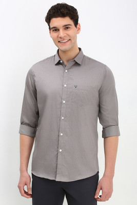 LOUIS PHILIPPE Men Printed Casual Grey Shirt