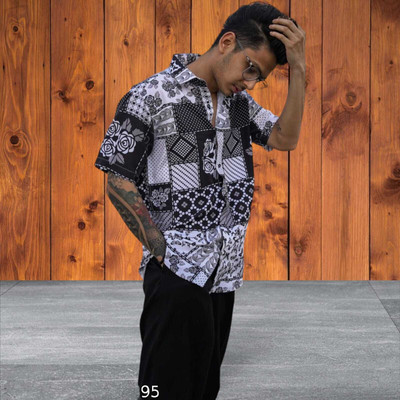 SHIVAY FASHION Men Solid Formal Green Shirt