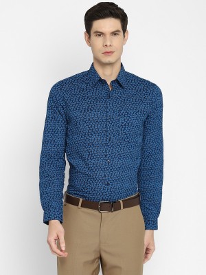 TURTLE Men Printed Casual Blue Shirt