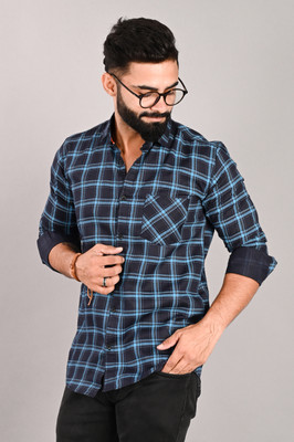 FUBAR Men Checkered Casual Multicolor Shirt