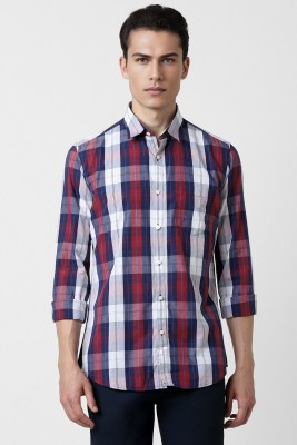 VAN HEUSEN Men Checkered Casual Multicolor Shirt