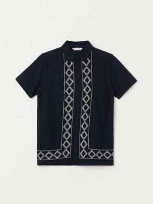 Fame Forever by Lifestyle Boys Striped Casual Blue Shirt